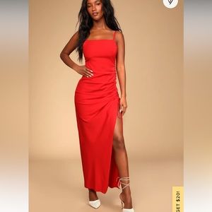 Brand new with tags red lulu dress